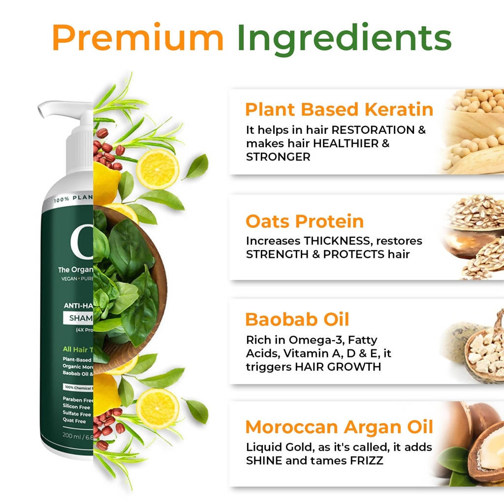 The Organic Forest Anti-Hairfall Shampoo | Grocsy