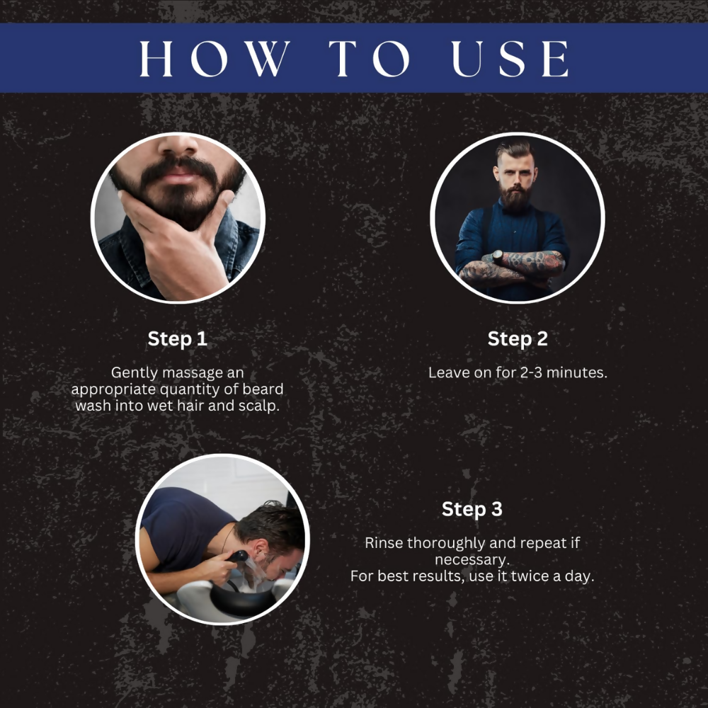 Amazing Earth 2 in 1 Beard Wash for Men | Grocsy