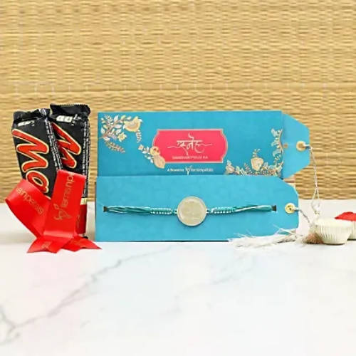 Hulk Metal Rakhi & Mars Chocolates | Grocsy