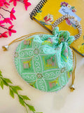 Joban Fashion Potli Bags - Green | Grocsy
