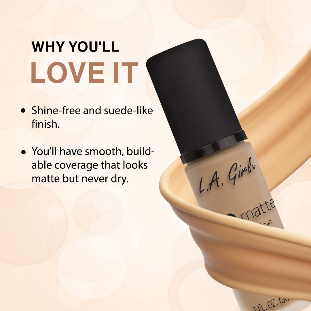 L.A. Girl PRO Matte Foundation - Bisque | Grocsy