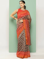 Ahalyaa Women's Traditional wear Saree - Green | Grocsy