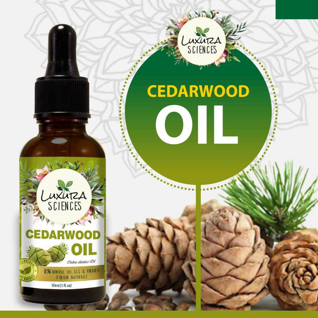 Luxura Sciences Organic Cedarwood Essential Oil | Grocsy
