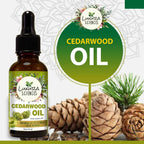 Luxura Sciences Organic Cedarwood Essential Oil | Grocsy