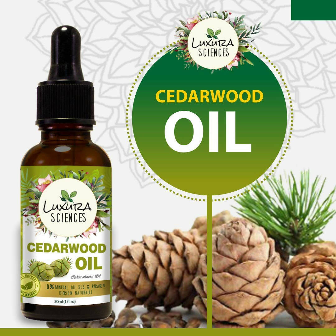 Luxura Sciences Organic Cedarwood Essential Oil | Grocsy
