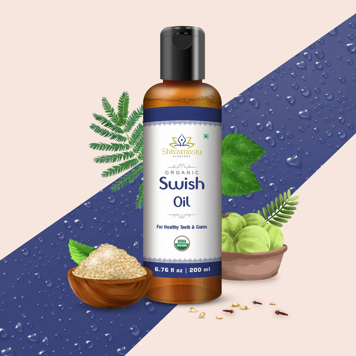 Shivamastu Ayurveda Organic Swish Oil | Grocsy