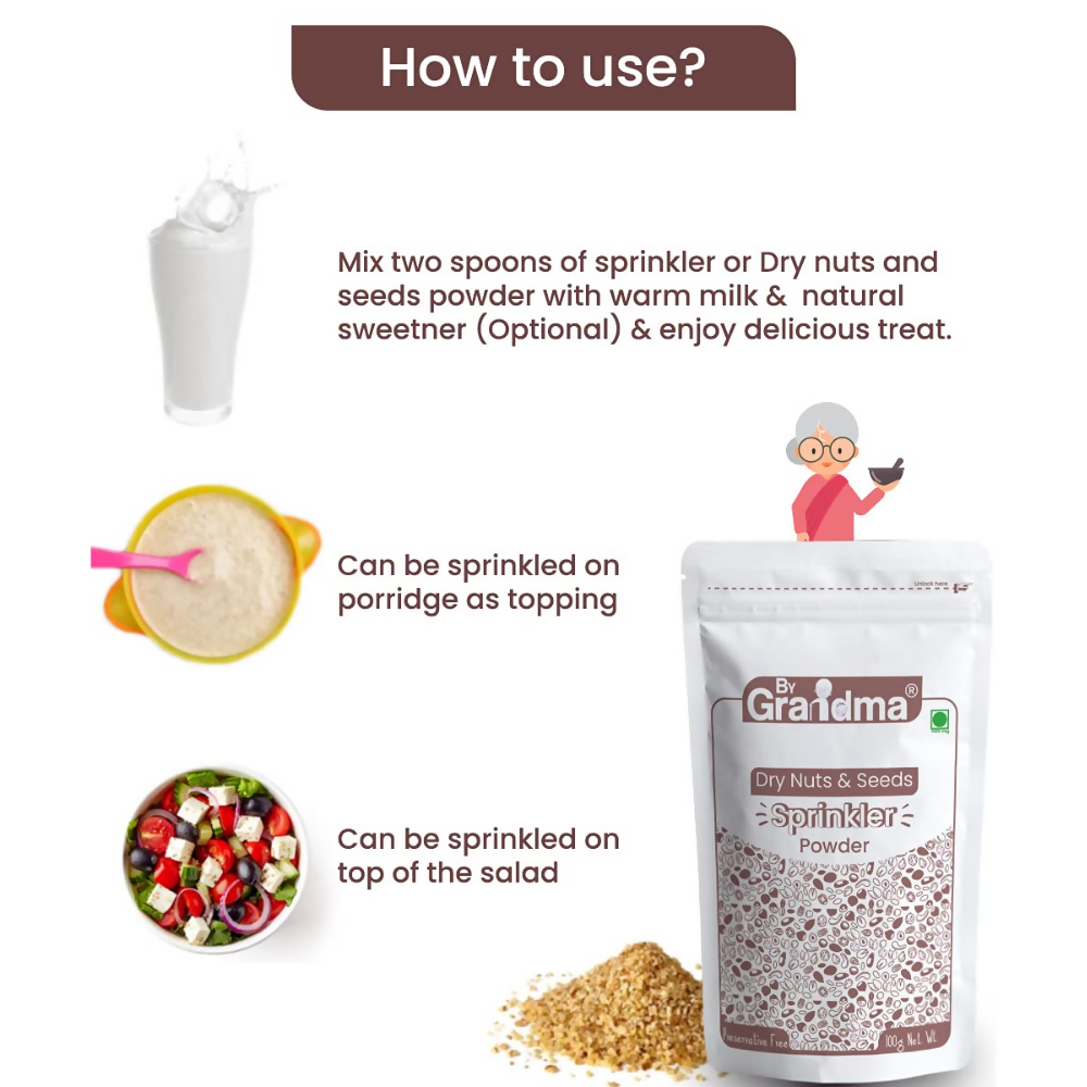 By Grandma Dry Nuts & Seeds Sprinkler Powder Mix | Grocsy