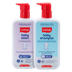LuvLap Baby Shampoo + Baby Lotion Combo Set | Grocsy