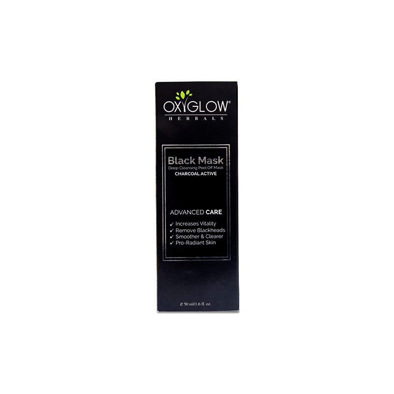 Oxyglow Herbals Black Mask | Grocsy