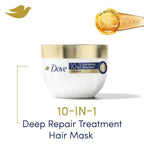 Dove 10 in 1 Deep Repair Treatment Hair Mask | Grocsy