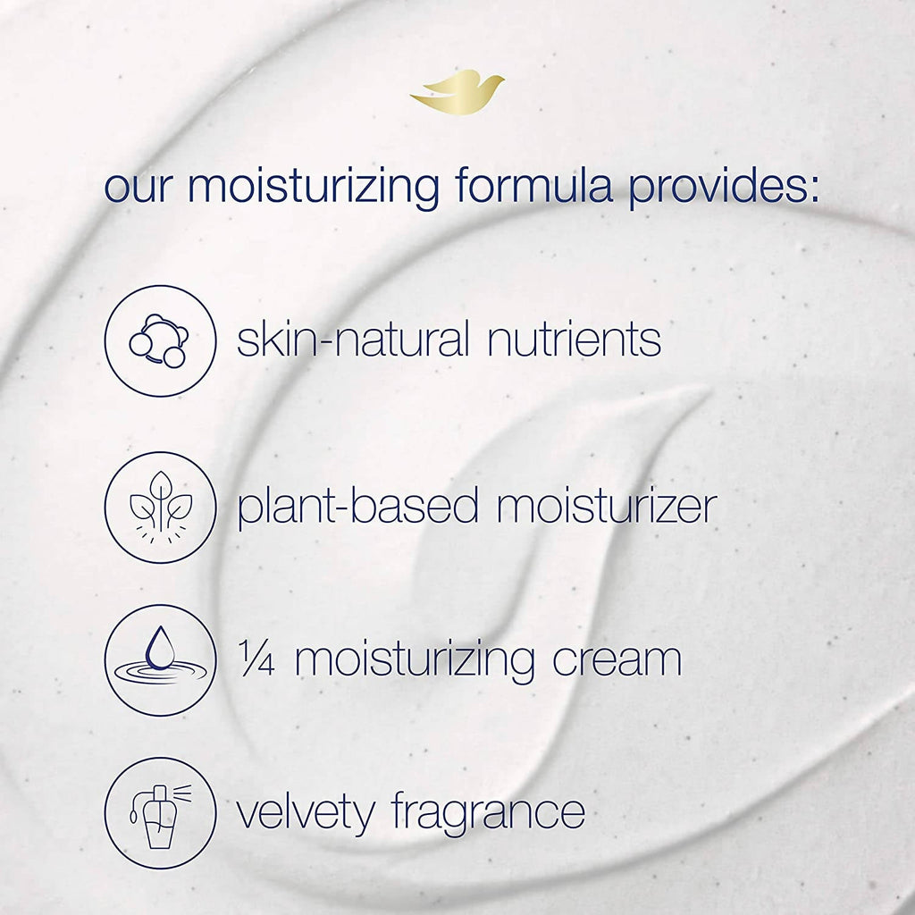 Dove Crushed Macadamia & Rice Milk Moderate Exfoliating Body Scrubating Body Polish Scrub | Grocsy