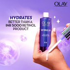 Olay Retinol Kit For Overnight Repair - Serum With Free Cleanser | Grocsy