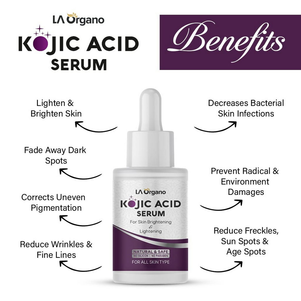 LA Organo 2.5% Kojic Acid Face Serum | Grocsy
