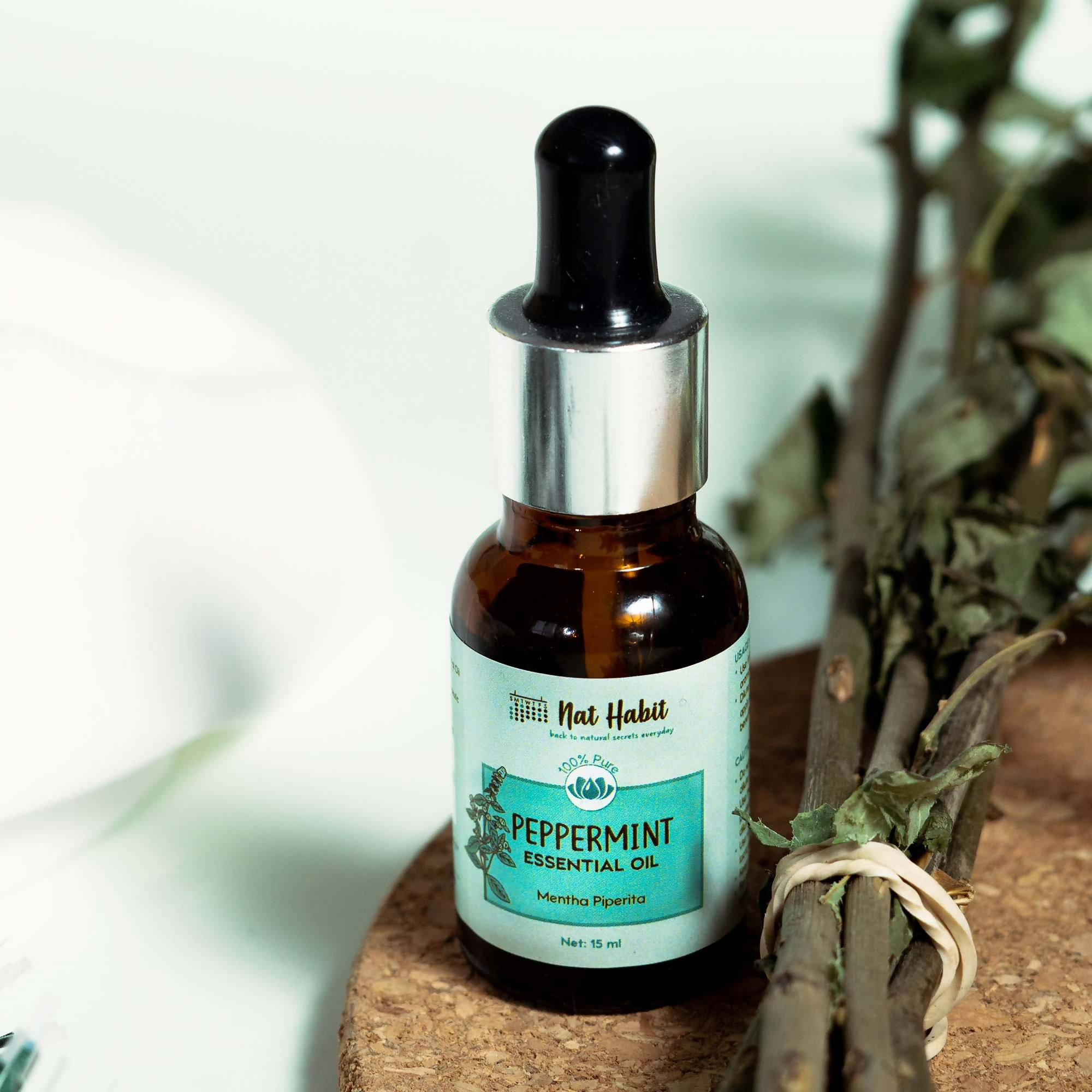 Nat Habit Peppermint Essential Oil For Hair Growth | Grocsy