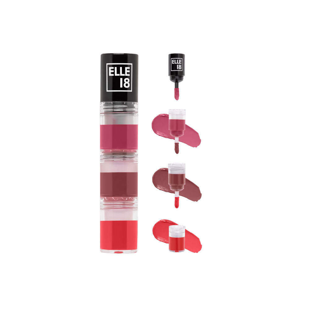 Elle 18 Lit Lip Stack Liquid Lipstick - Music Fest | Grocsy