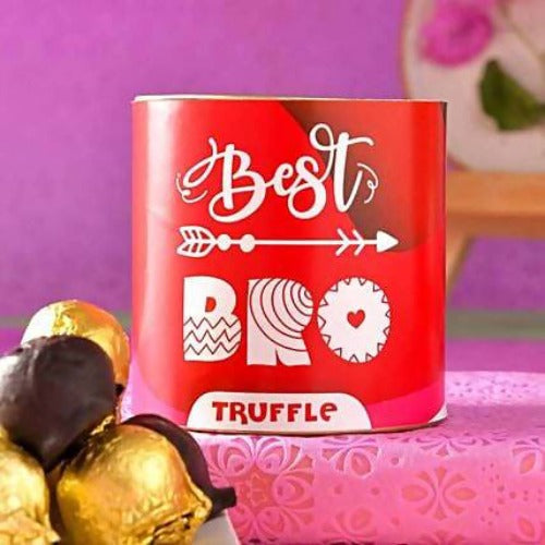Ganesha Pearl Rakhi & Handmade Chocolate Truffle Combo | Grocsy