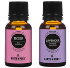 Earth N Pure Lavender & Rose Essential Oils | Grocsy
