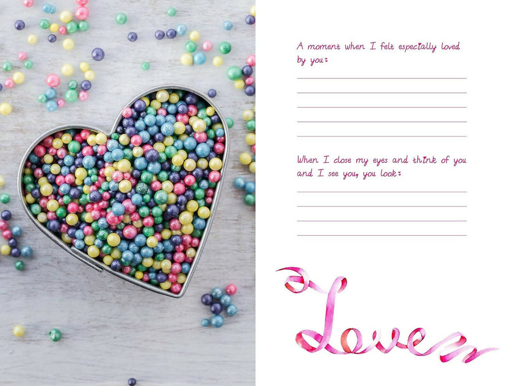 Pages Of Love What I Love About You And Our Memories: A Fill-In-The-Blank Gift | Grocsy