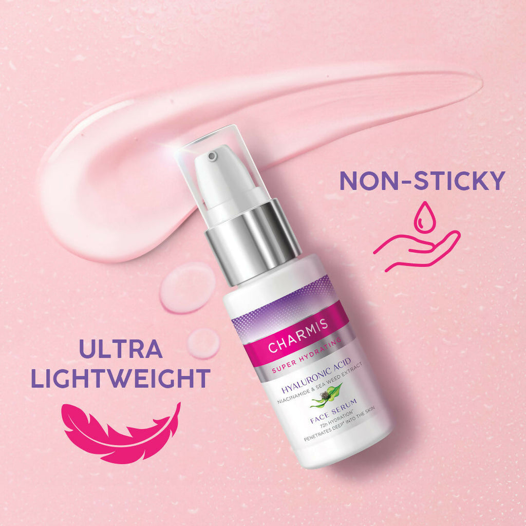 Charmis Super Hydrating Face Serum For 72h Hydration With Hyaluronic Acid | Grocsy