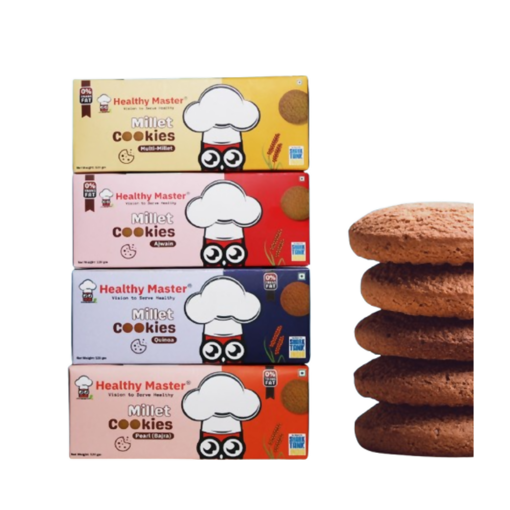 Healthy Master Crunchy Millet Cookies Combo | Grocsy