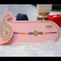 Indianvibez Kundan Stone Work Designer Rakhi | Grocsy