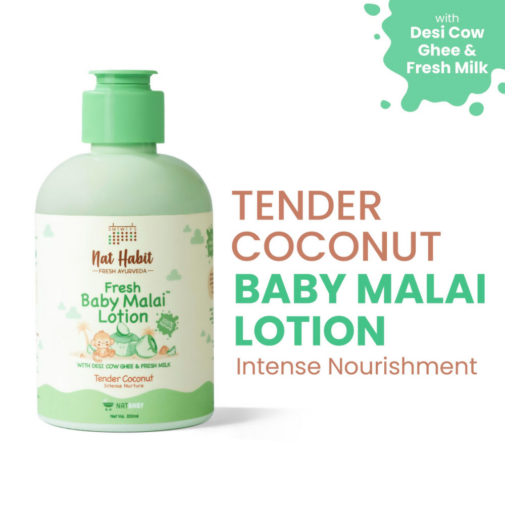 Nat Habit Baby Body Lotion - Tender Coconut | Grocsy