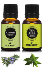 Earth N Pure Rosemary & Tea Tree Essential Oils | Grocsy