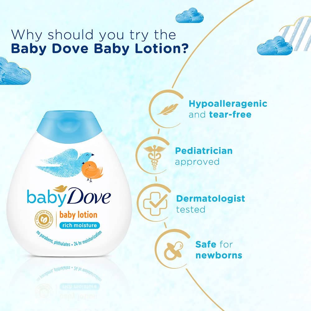 Baby Dove Rich Moisture Nourishing Baby Lotion | Grocsy