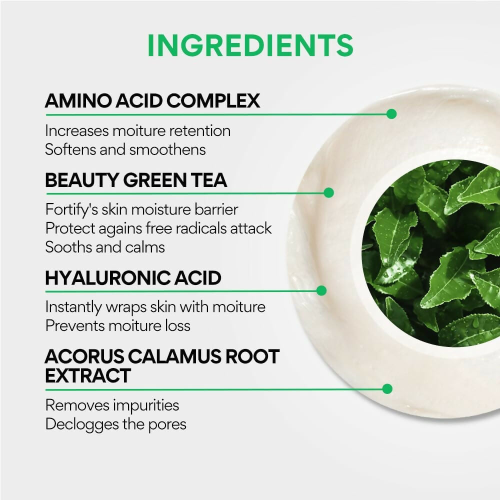 Innisfree Super Volcanic Pore Clay Mask 2X & Green Tea Foam Cleanser Combo | Grocsy