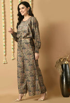 Joban Fashion D.Green Maslin Kurta Set | Grocsy