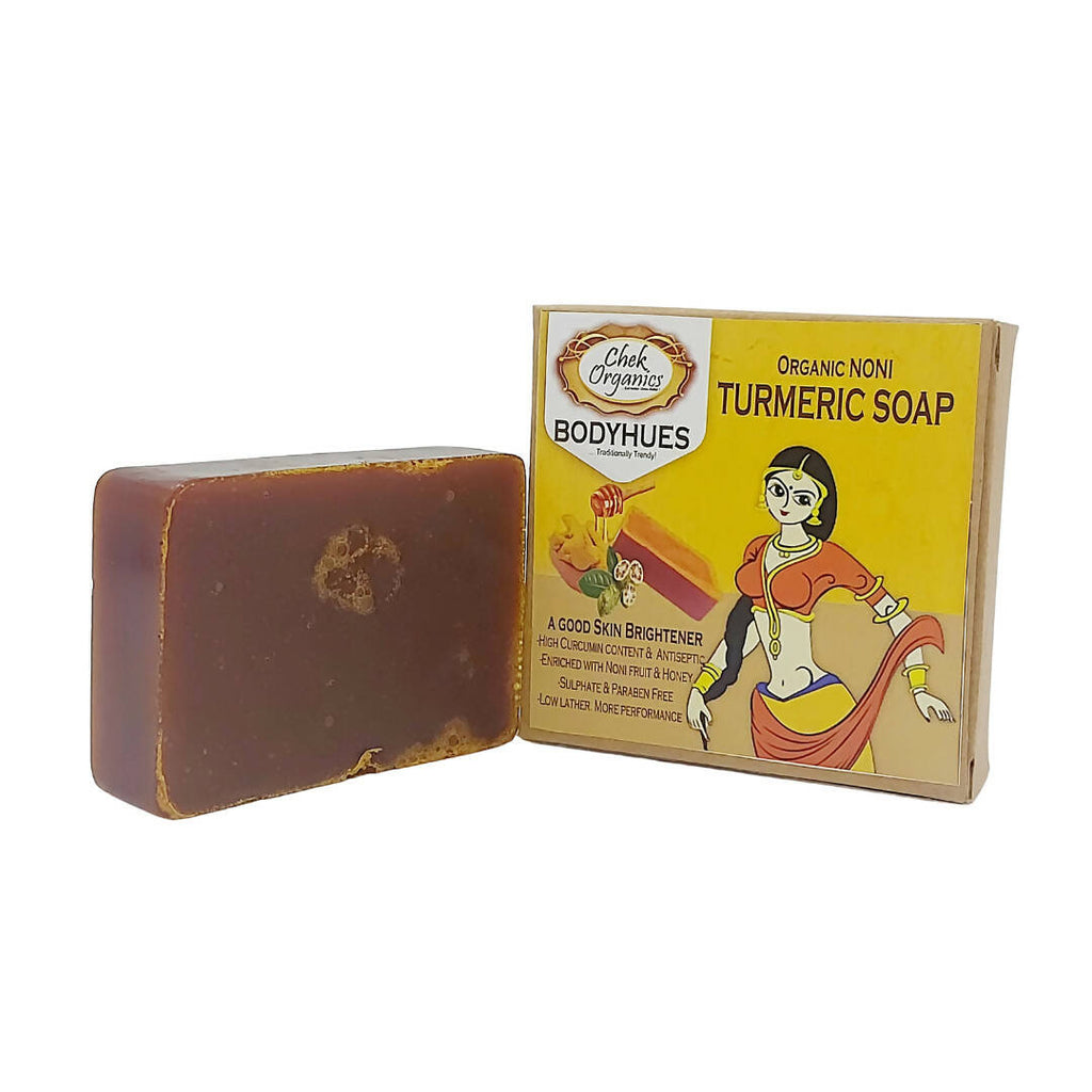 Chek Organics Body Hues Noni Turmeric Soap | Grocsy