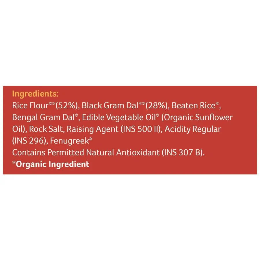 Organic Tattva Rice Dosa Ready Mix | Grocsy