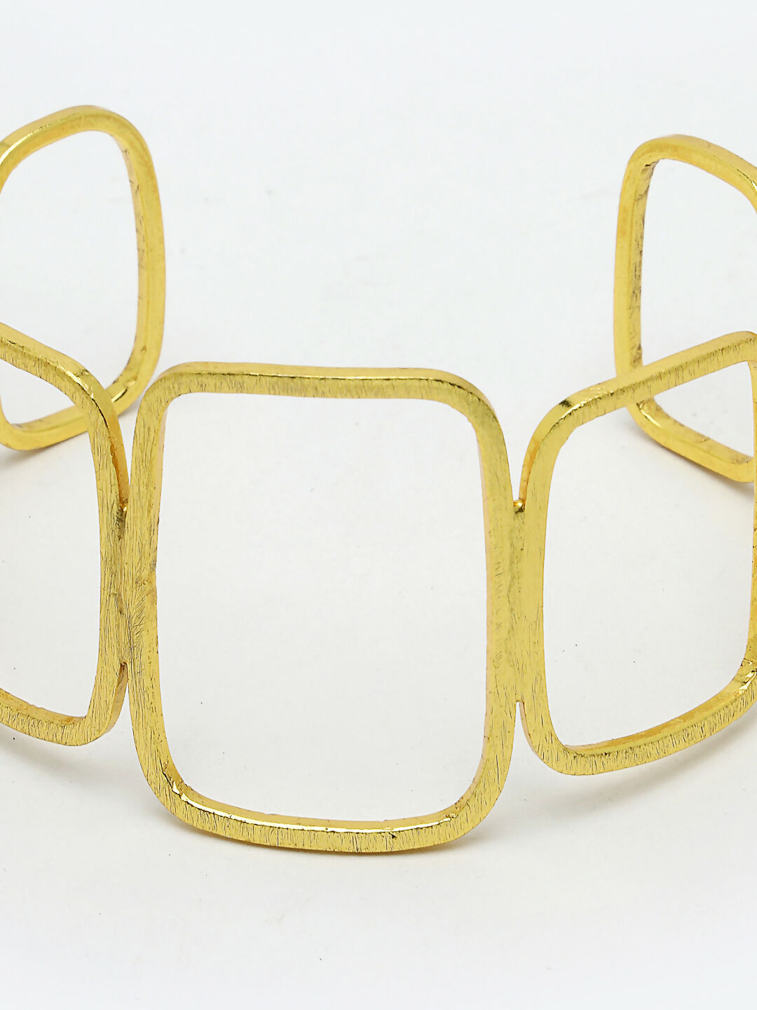 NVR Women Gold-Polished Western Cuff Bracelet | Grocsy