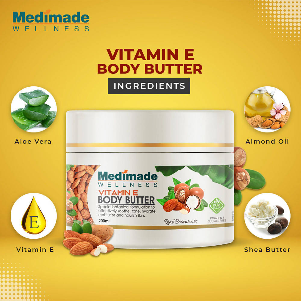 Medimade Wellness Vitamin E Body Butter | Grocsy