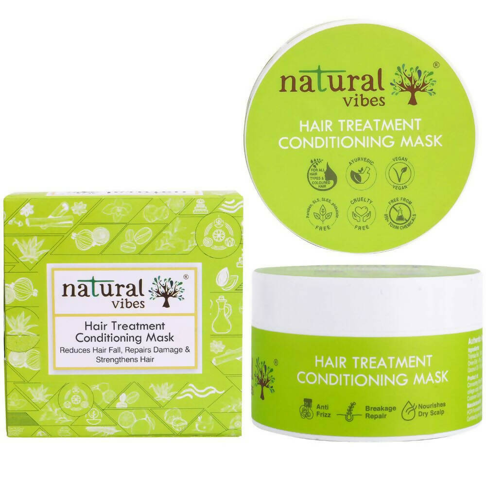 Natural Vibes Hair Treatment Conditioning Mask with Onion & Coconut | Grocsy