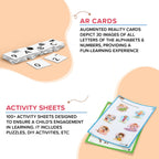 ClassMonitor All in One Nursery Learning Educational Kit with Free Mobile App includes 14+ Preschool Activities for kids of Age 2.5 - 3.5 Years | Grocsy