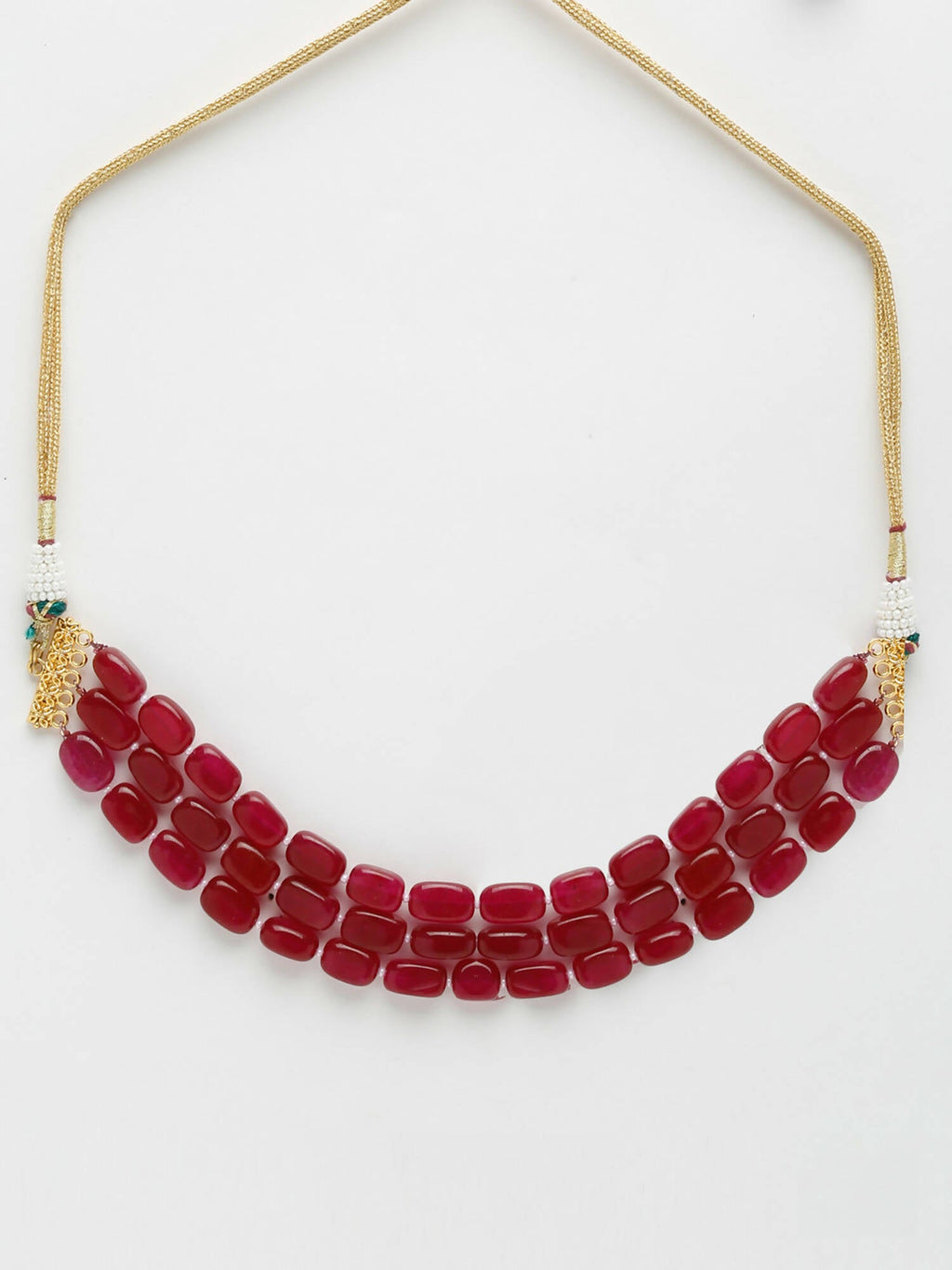 Maroon Choker - Ruby Raang | Grocsy