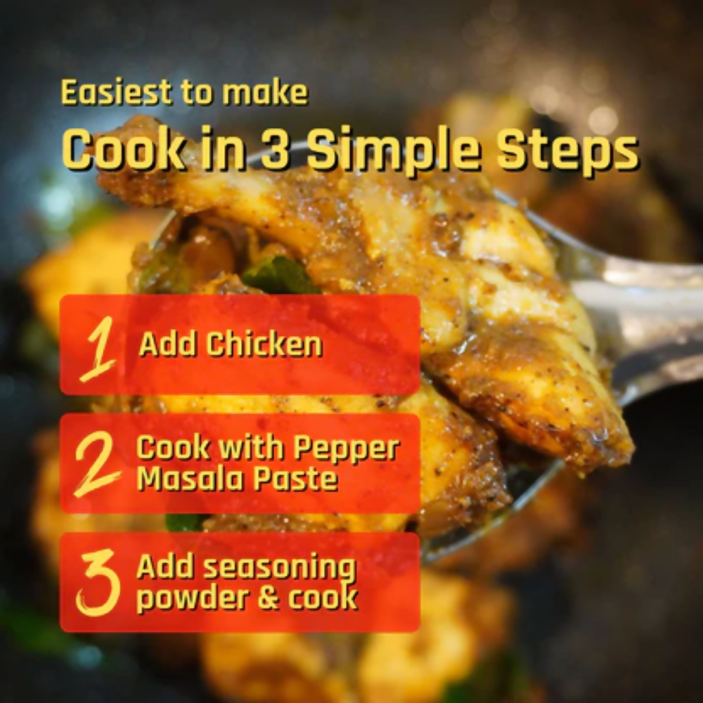 CurryChief Pepper Chicken Masala Paste | Grocsy