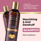 Prisa Organics Lemon & Bhringraj Shampoo | Grocsy