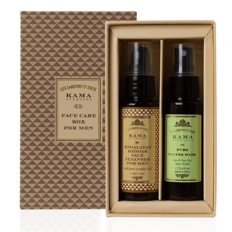 Kama Ayurveda Face Care Gift Box For Men | Grocsy
