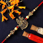 Blessed Krishna Rakhi and Sweet Savoury Treats | Grocsy