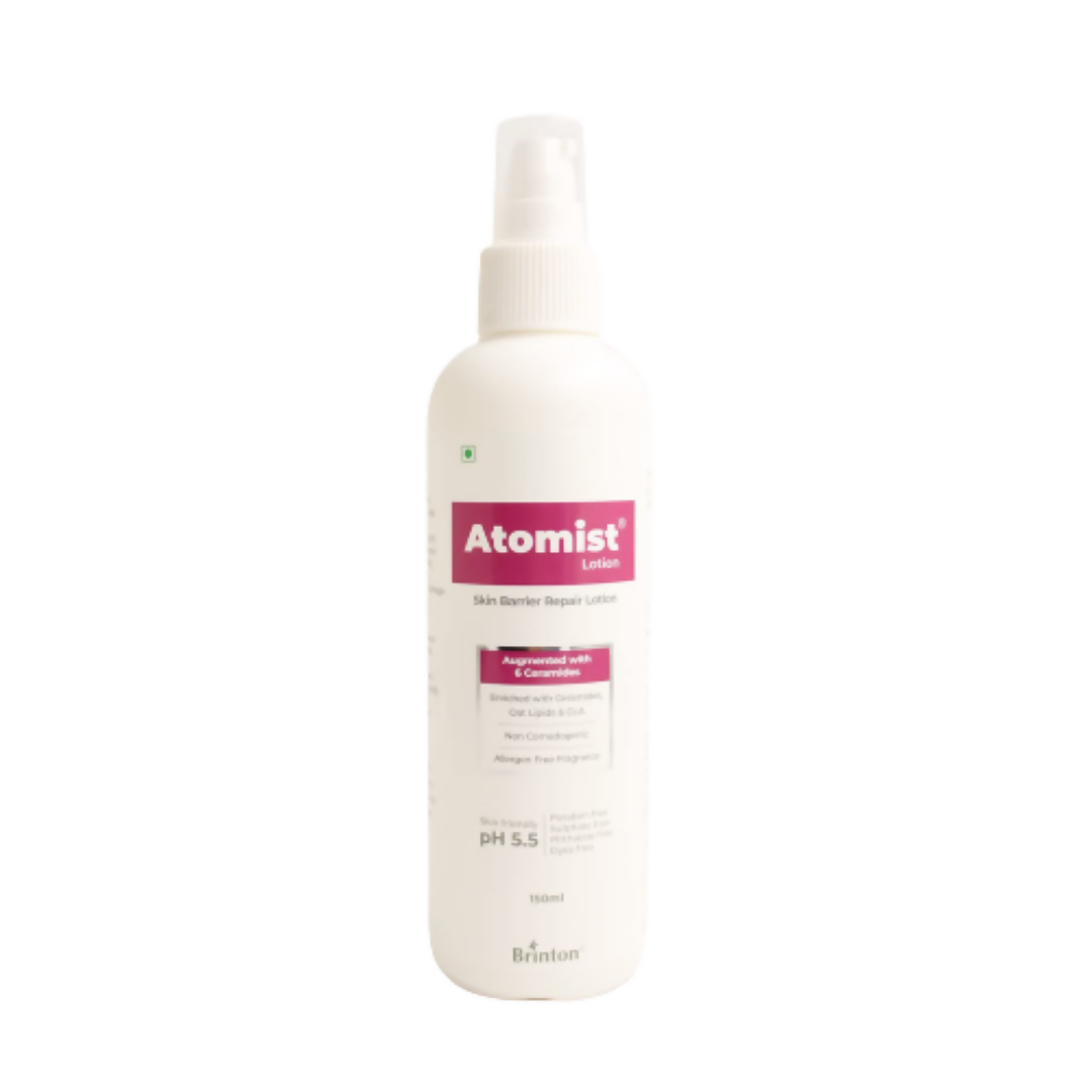Brinton Atomist Lotion For Dry and Itchy Skin, Skin Friendly With Ceramides & Oats | Grocsy