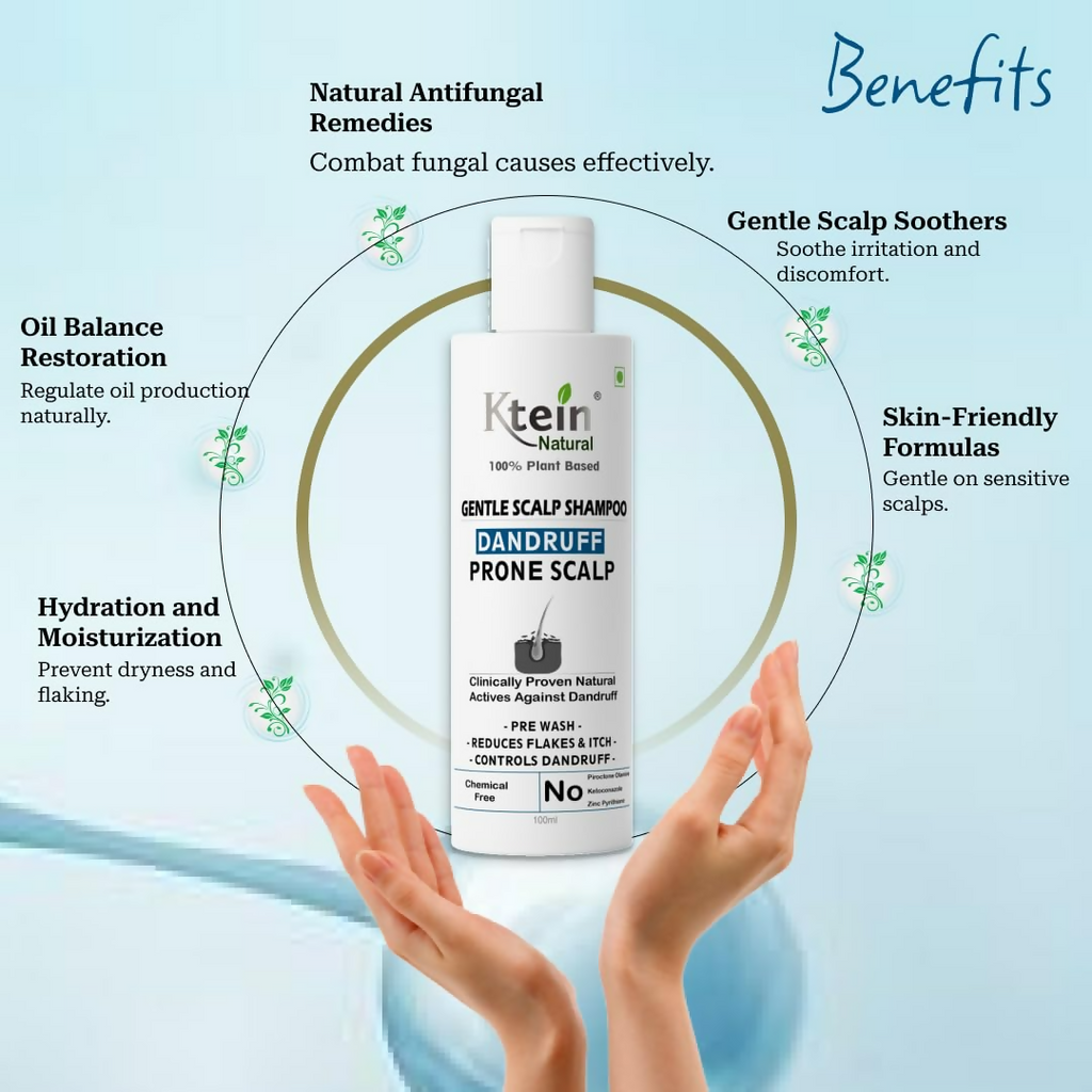 Ktein Natural 100% Plant Based Anti Dandruff Shampoo | Grocsy