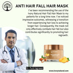 Ivory Natural Hair Fall Hair Mask - Loss Of Hair Control For Both Men & Women | Grocsy