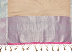 Mimosa Women's Banarasi Art Silk Brown Saree | Grocsy