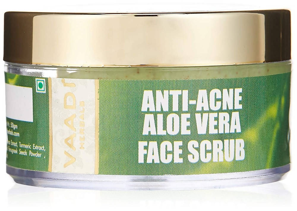 Vaadi Herbals Anti Acne Aloe Vera Face Scrub | Grocsy