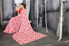 Aayaa Designer Printed Georgette Saree - Multi Color | Grocsy