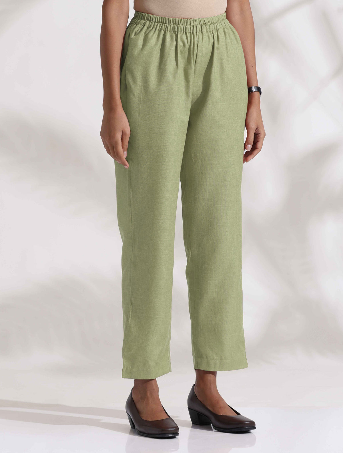 trueBrowns Green Cotton Blend Co-ord Set | Grocsy