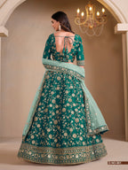 Anaita Green Art Silk Designer Lehenga With Blouse | Grocsy