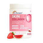 DR. Morepen Skin Collagen Powder with Glutathione, Hyaluronic Acid, Resveratrol &amp; Biotin Strawberry Watermelon Flavour | Grocsy